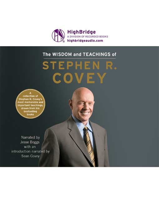 Cover image for The Wisdom and Teachings of Stephen R. Covey